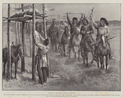 Salute to a Dead Chief in the Far North-West by Paul Frenzeny